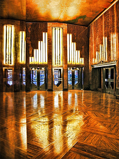 Chrysler building, lobby, New-york, USA