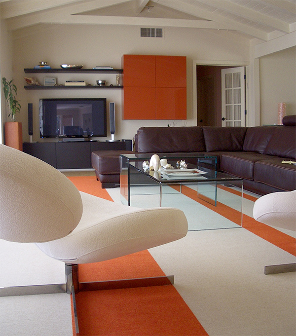 Projet décoration salon et salle à manger, Malibu, Californie